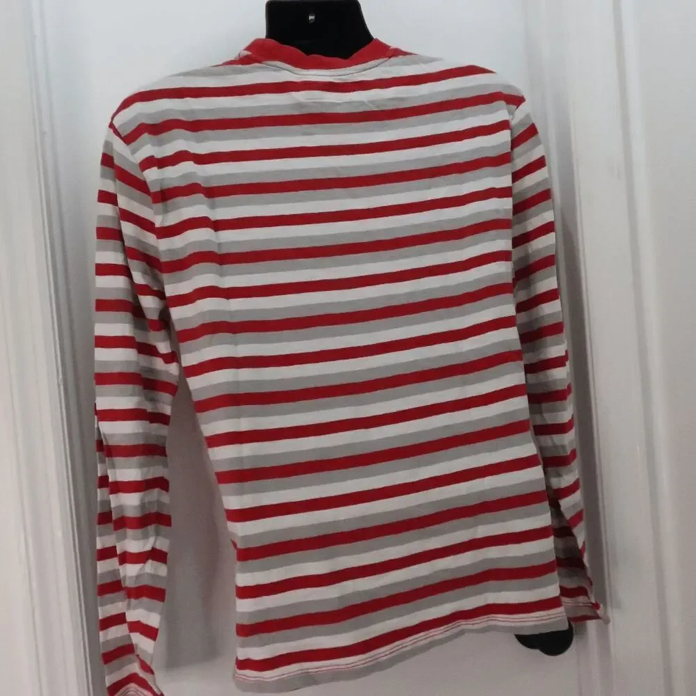 Vintage Guess Original Men's Embroidered Logo Red White Stripe - Size‎ XS - Picture 2 of 8